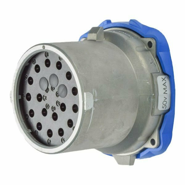 Meltric Dn20C Inlet Metal Size 5 Ip 54/55 17P 15A 50 V 60 Hz 17-68170